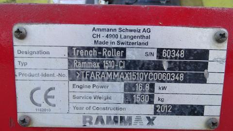 Ammann AMMANN RAMMAX 1510-CI (23KM) - 20 000  PLN, 2012 - Kopana - wyprzedaż | Autoria.pl