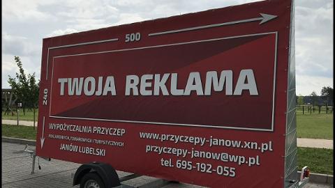 MER Przyczepa reklamowa - 6 900  PLN, 2017 - Janów Lubelski - wyprzedaż | Autoria.pl