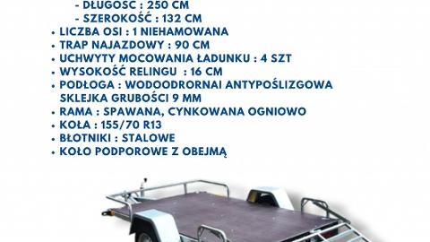 Niewiadów do przewozu motocykla / motocykli / quada - 3 000  PLN, 2024 - Łódź - wyprzedaż | Autoria.pl