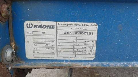 Krone SDP - 48 216  PLN, 2015 - Grójec - wyprzedaż | Autoria.pl