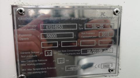 Kaessbohrer Cementonaczepa Silos SSL-35 Mało Używana 2018 Rok Jak Nowa! -  133 500  PLN, 2018 - Daleszyce - wyprzedaż | Autoria.pl