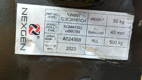 Komatsu WB93R-5E0 Szybko Złącze Zadbana Super Stan OKAZJA !!! (100KM) -  205 000  PLN, 2018 - Widełki - wyprzedaż | Autoria.pl