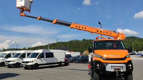 Iveco Daily 55-170 4x4 Zwyżka 20 metrów Bumar WISS PTM-20E Unikat (170KM) -  658 000  PLN, 2016 - Widełki - wyprzedaż | Autoria.pl