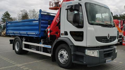 Renault PREMIUM 18.280 4x2 HDS Fassi F110+Wywrotka Ład-8220kg DMC 18ton (280KM) -  178 000  PLN, 2009 - Widełki - wyprzedaż | Autoria.pl